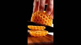 AWE Golden Slice ASMR: Ultimate Honeycomb Drip & Macro Scrape