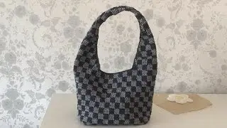 ÇOK İSTEDİĞİNİZ PULLANDBEAR ÇANTADAN ÖRÜYORUZ | DAMA DESENLİ ÇANTA #knitting #handbag #handmade