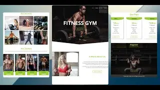 How To Make a Fitness Website or Gym Website Using HTML, CSS, and Javascript | Step by Step Tutorial