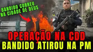 BANDIDOS ATIRARAM NA POLICIA DENTRO DA CIDADE DE DEUS