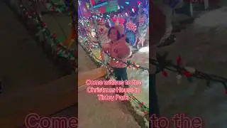 Christmas House in Tinley park. We try to go every year and it&rsquo;s a cute little tradition we have 🥹