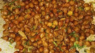 UP Style Chane Ki Ghuguri или Chana Masala ll Как приготовить капусту чане ки гугни ll Desi India...