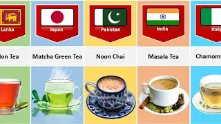 Different Types of Tea Around the World | Famous Tea From Different Countries | Comparison