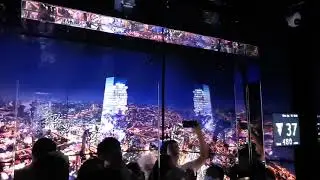 Inside Mahanakhon building's lift