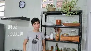 DO LIXO AO LUXO | estante aberta na cozinha