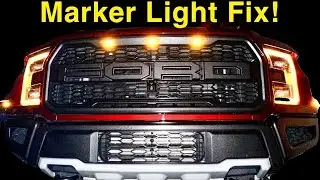 2017-2020 F150 Raptor marker light replacement
