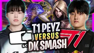 T1 PEYZ vs DK SMASH! - T1 Peyz Plays Kai'sa ADC vs DK Smash Yunara! | Season 2026