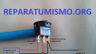 ELECTRONICA BASICA: INTERRUPTORES 12 v CON LED INCORPORADO