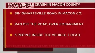 1 killed in Macon County crash