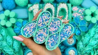 @AllaAsmr FOAM&GLITTER&STARCH★Compilation set★ASMR SOAP★Crushing soap★