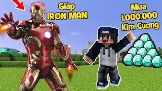 CHẾ TẠO THÀNH CÔNG BỘ GIÁP IRON MAN CỰC MẠNH TRONG MINECRAFT | BQTHANH SỞ HỮU BỘ GIÁP NGƯỜI SẮT