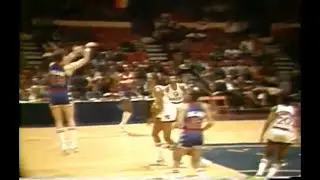Jeff Ruland Kickstarts an Early '80s Overtime 3-Point Barrage