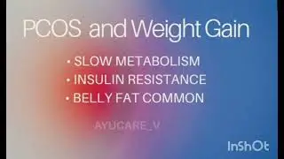 PCOS series 🌸 Weight gain  # stay healthy #healthylifestyle #nutrition 