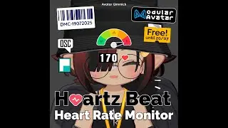 Heartz Beat - Heart Rate Monitor UI for VRChat
