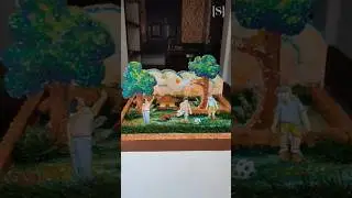 3D Craft 🧇#art #shortvideo #creative #colors #craft #fabric #video #project #art_work #3d #football