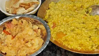 Garm gram masala khichdi 😋😋 Thandi mein masala khichdi nhi khaya to kya khaya 