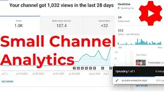 Inside a Small Channel | Youtube Analytics