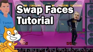 Face Swap Game in Scratch, Turbowarp