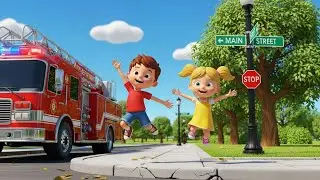 Fire Truck Alphabet Rescue for Kids | ABC & Vehicle Song, Popular Nursery Rhyme & Baby Songs 🚒