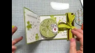 🍀St. Patrick&rsquo;s Day Matchbook Card &ndash;  Green & Lucky! 🍀