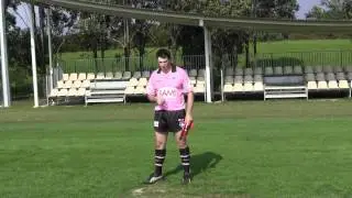 Touch Judge Signal -  TJ Signal to Ref- six more tackles