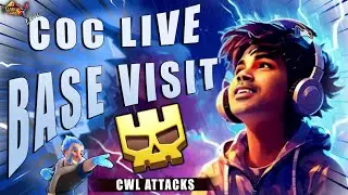 Clash of clans live Clan War League Attacks | COC Live BASE REVIEW Tips #clashofclans #coc