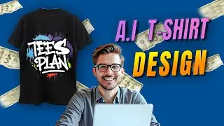 Create Stunning T-Shirt Designs with AI in Minutes! (Beginner-Friendly) | #teesplan #photoshop