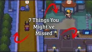 7 ВЕЩЕЙ, КОТОРЫЕ ВЫ, ВЕРОЯТНО, ПРОПУСТИЛИ ВО ВРЕМЯ ПРОХОЖДЕНИЯ | Pok&eacute;mon Heartgold & SoulSilver