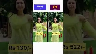 Trending & Affordable Ethnic Fits - Shopsy VS Meesho