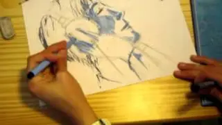 Speed-drawing #4 - (M83 - Midnight city)