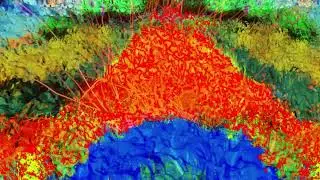 digital art in motion/wave