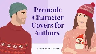 Premade Book Cover Characters &mdash; Customized Fast for Romance & Rom-Com