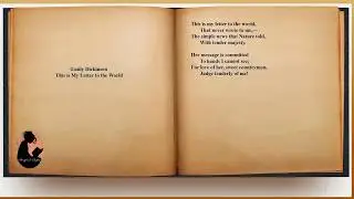 Emily Dickinson - This is My Letter to the World (audio with text)
