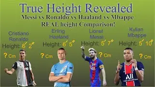 Cristiano Ronaldo vs Lionel Messi: Real Height Revealed! 😱| کریستیانو رونالدو در برابر لیونل مسی