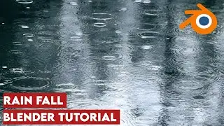 rain fall simulation in blender|blender beginner tutorial
