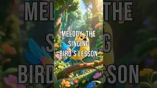 Melody: The Singing Bird's Lesson #happybird #singingtogether #forestmusic #joyfulsongs #Melody #bed