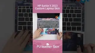 HP Elitebook Custom Laptop Skin ,PU Leather Decals || #laptopskin #hp #leather #laptop #laptopcase