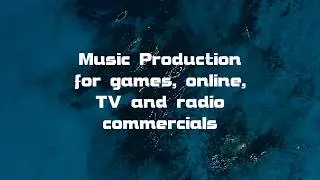 Radio Imaging, DJ Drops and Music Production for games, TV and radio commercials, Voice Over service