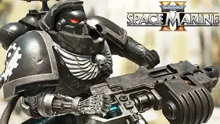 HEAVY BOLTER GAMEPLAY - Iron Hands Cyborg vs Tyranids - Warhammer 40k: Space Marine 2 (4K)