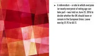 Brexit presentation