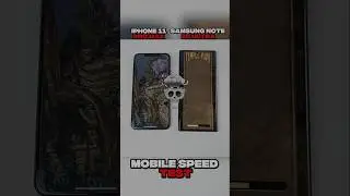 IPHONE 11 PRO MAX VS SAMSUNG NOTE 20 ULTRA MOBILE SPEED TEST📱🚄
