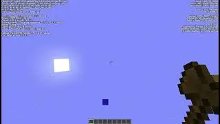 Падение с высоты 10000 блоков (мод Cubic Chunks)