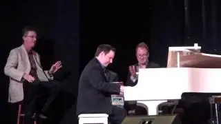 Andy Stringfield at Parade of Pianos Singing at Sea 2016 Kingdom Heirs