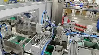Stick packs cartoning packaging line sachet pack counting boxing machine sachets box loading closing