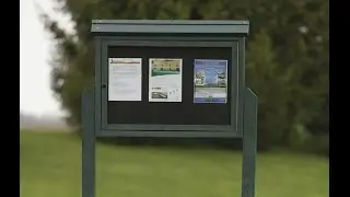 Outdoor Bulletin Board Message Centers | Polly Products