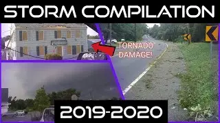 2019-2020 STORM FOOTAGE COMPILATION! (Hurricanes & Tornado Damage)