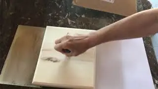 How do I stamp an extra large rubber stamp?
