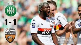 Saint-Etienne vs Lorient 1-1 Tous les buts et temps forts 07/08/2021 HD