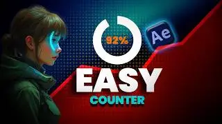 Percentage Counter-Animated Number Counter in After Effects Like Dhruv Rathee and Nitish Rajput