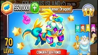 Dragon City - Celestial Wind Dragon, plus all Runner Island | Completed 2019 😱